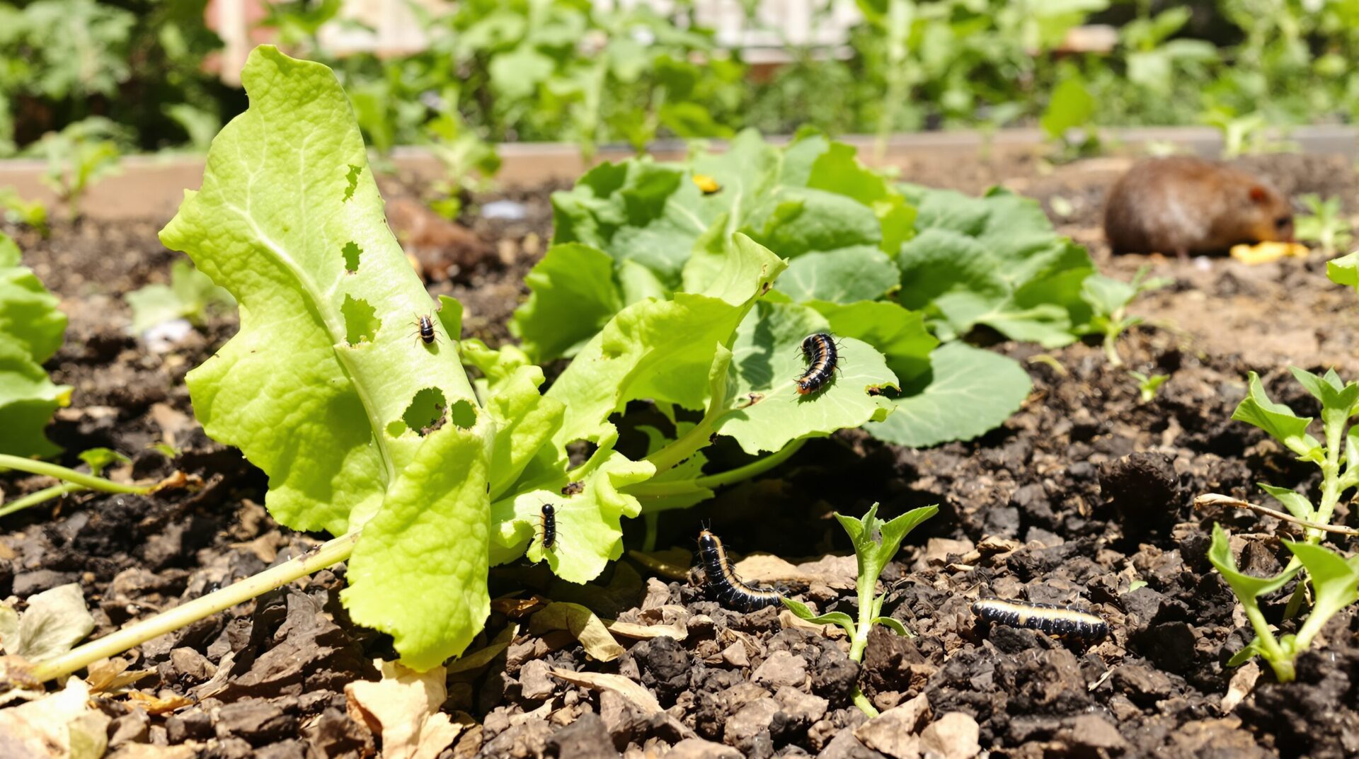 Les animaux et les insectes nuisibles au jardin