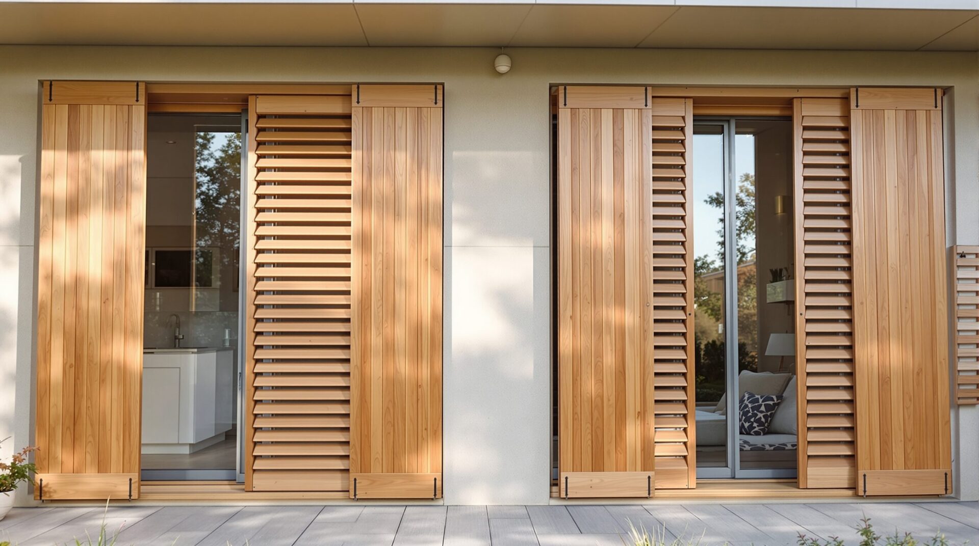 volet bois coulissant