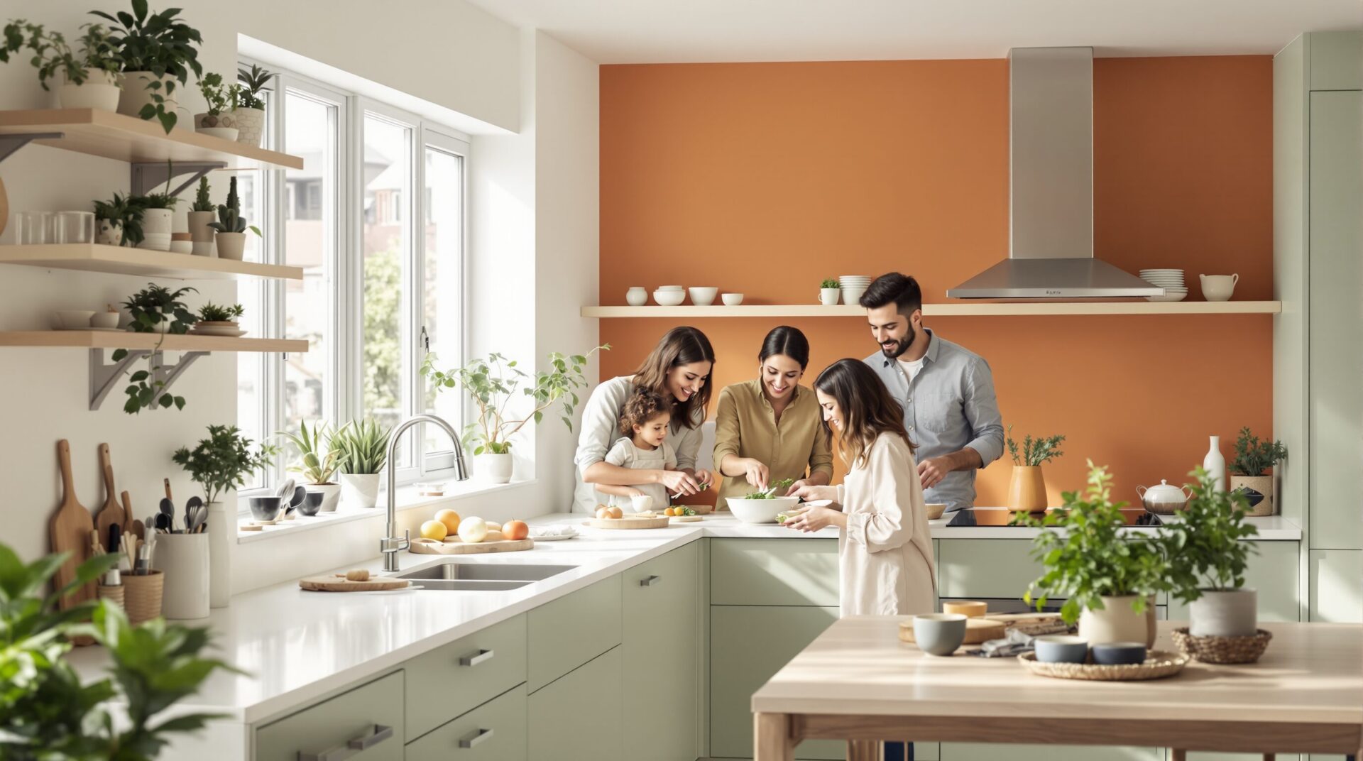 couleur des murs dans une cuisine