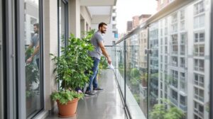 comment nettoyer un balcon
