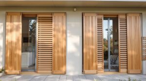 volet bois coulissant