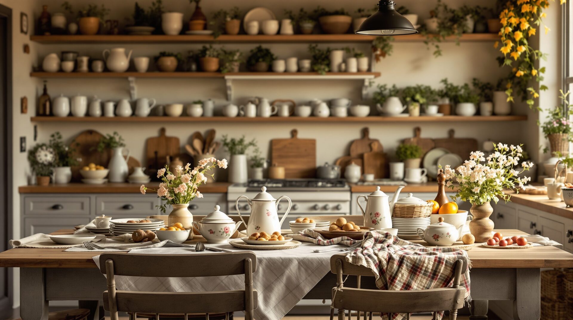 deco campagne chic cuisine