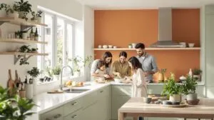 couleur des murs dans une cuisine