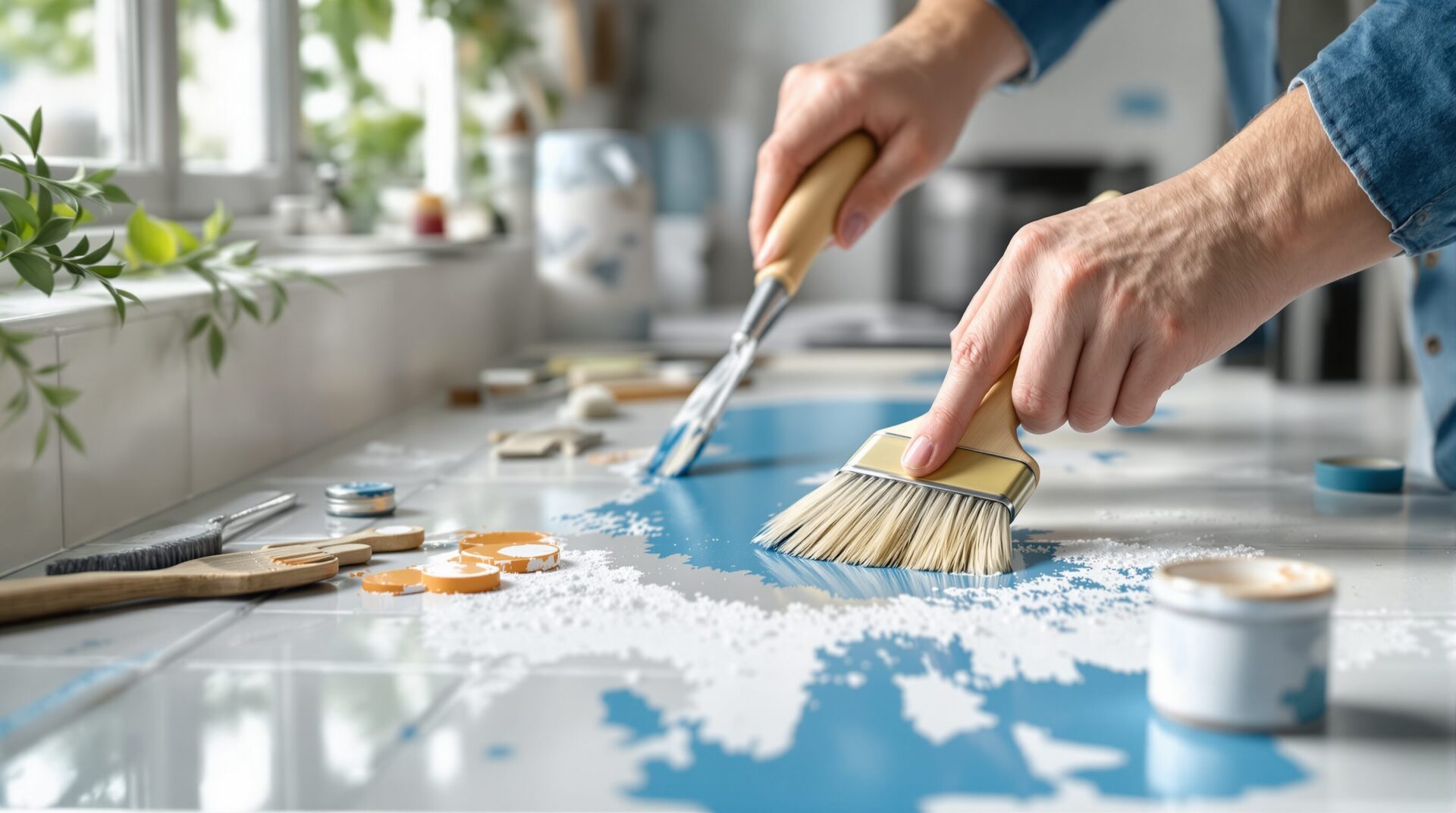 peindre carreau salle de bain