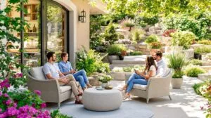 amenagement terrasse pierre naturelle