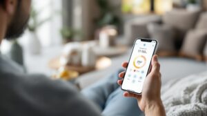 application thermomètre intérieur iphone