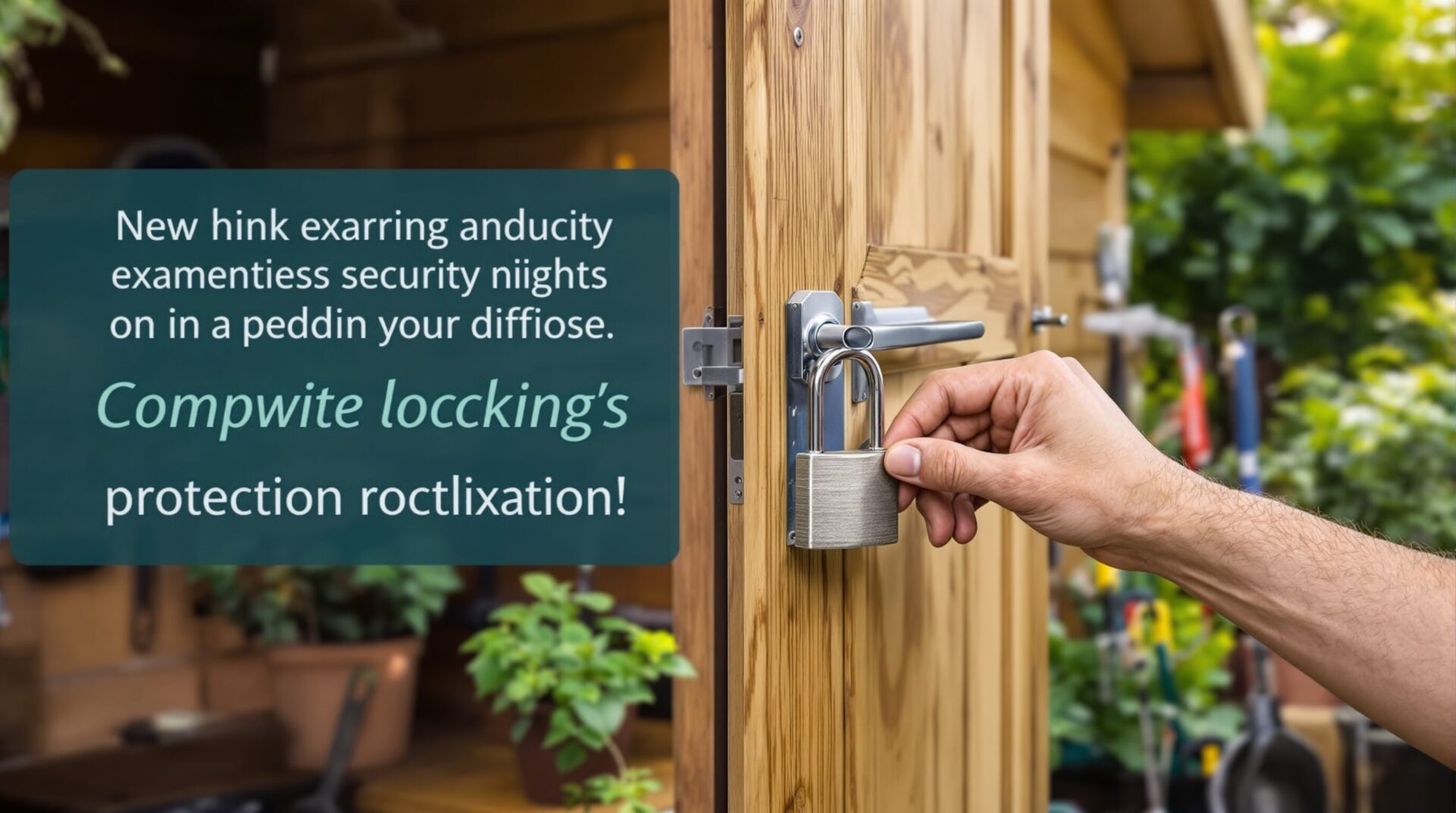 serrure abri de jardin