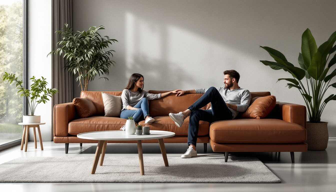 canapé convertible cuir