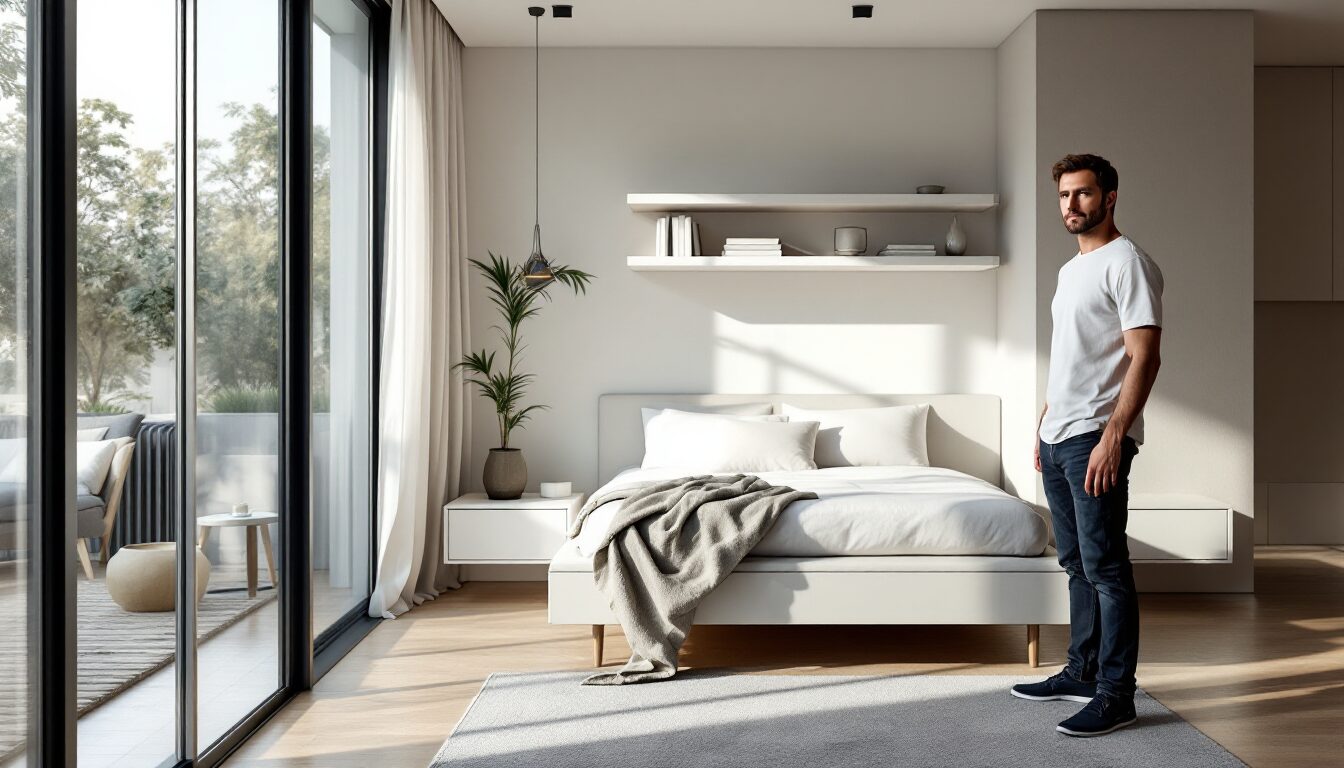 créer une chambre dans studio 24m2