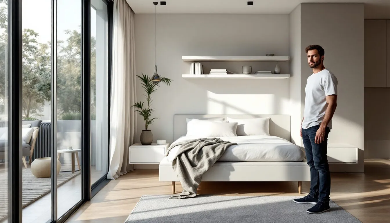 créer une chambre dans studio 24m2