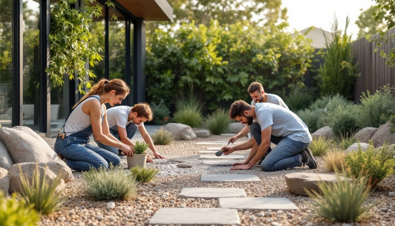 amenagement jardin sec