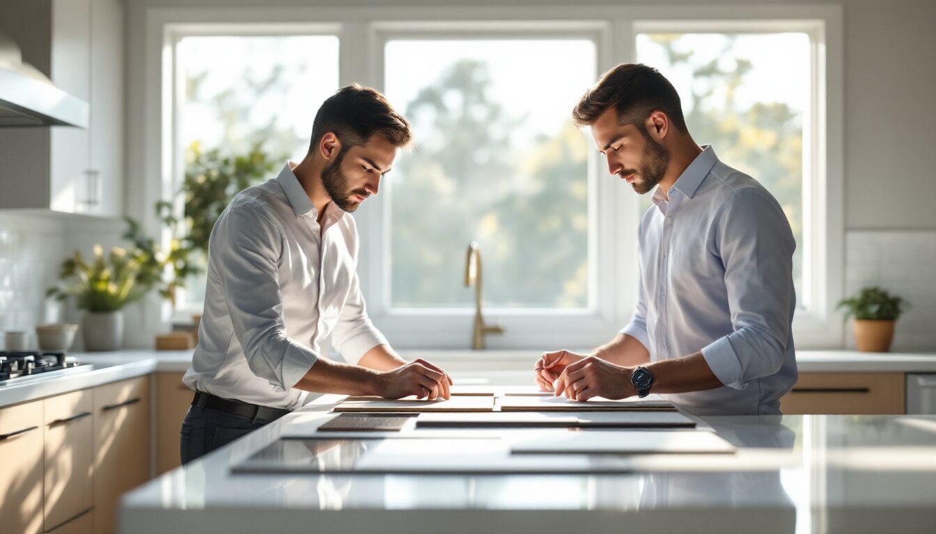 plan de travail sur mesure