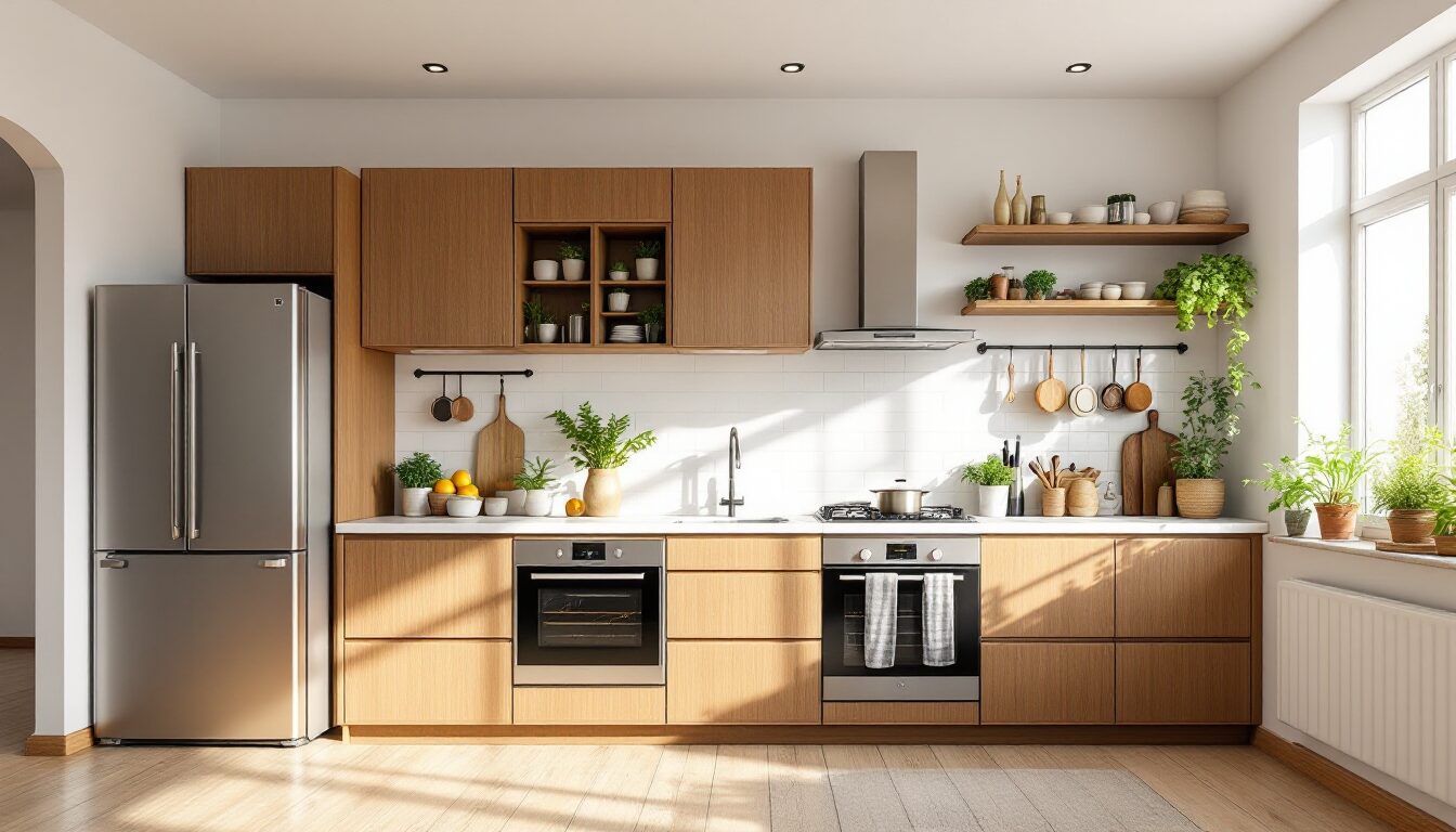 plan petite cuisine en l