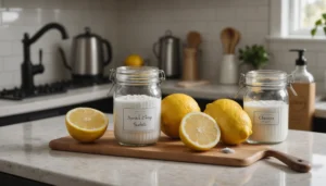 bicarbonate et savon noir