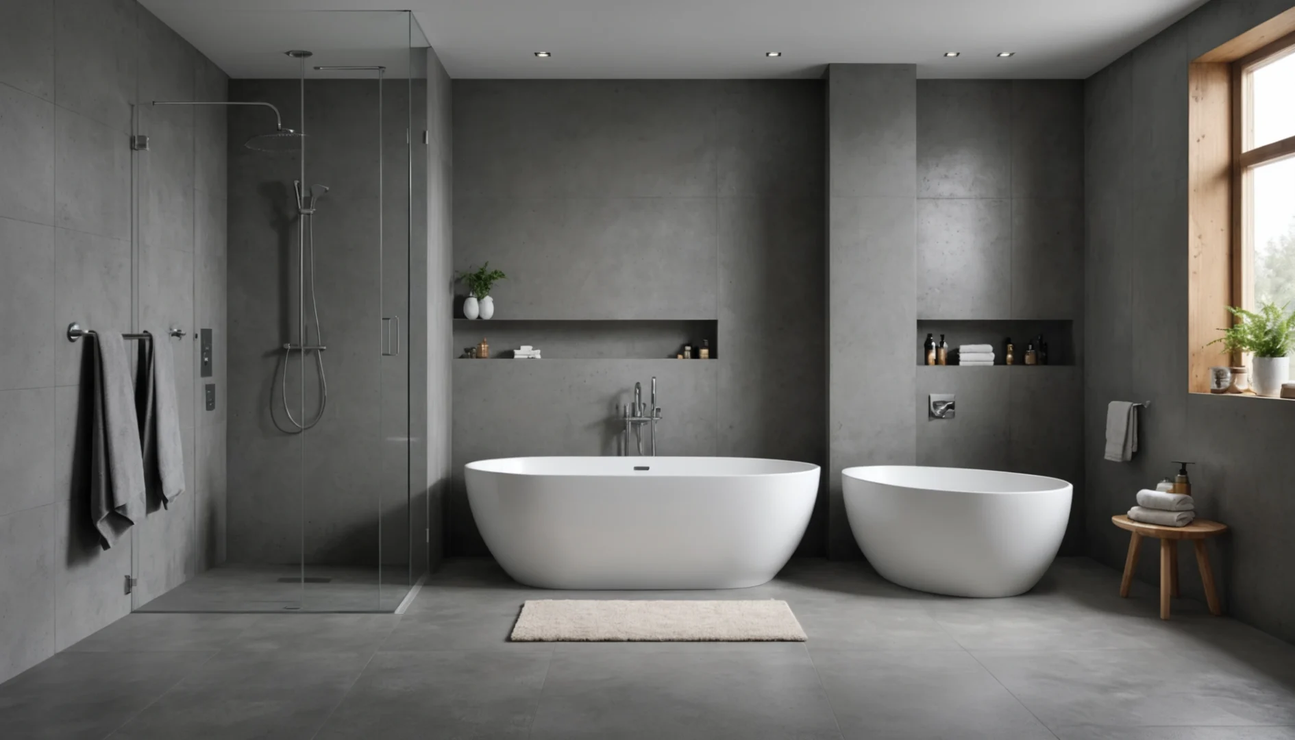 inconvénients d’une salle de bain sans carrelage