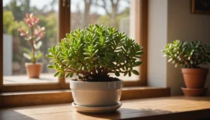 arbre de jade fleuri