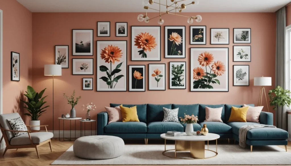 décoration murale sans papier peint