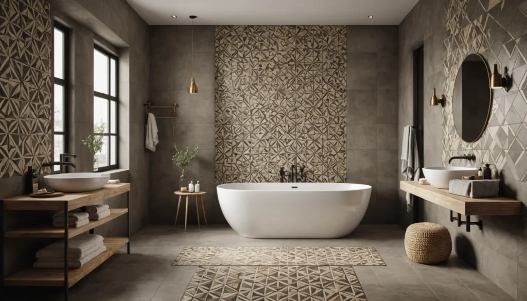 carrelage dans une salle de bain