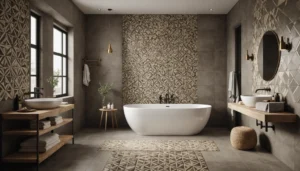 carrelage dans une salle de bain