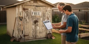 abri de jardin à donner gratuit