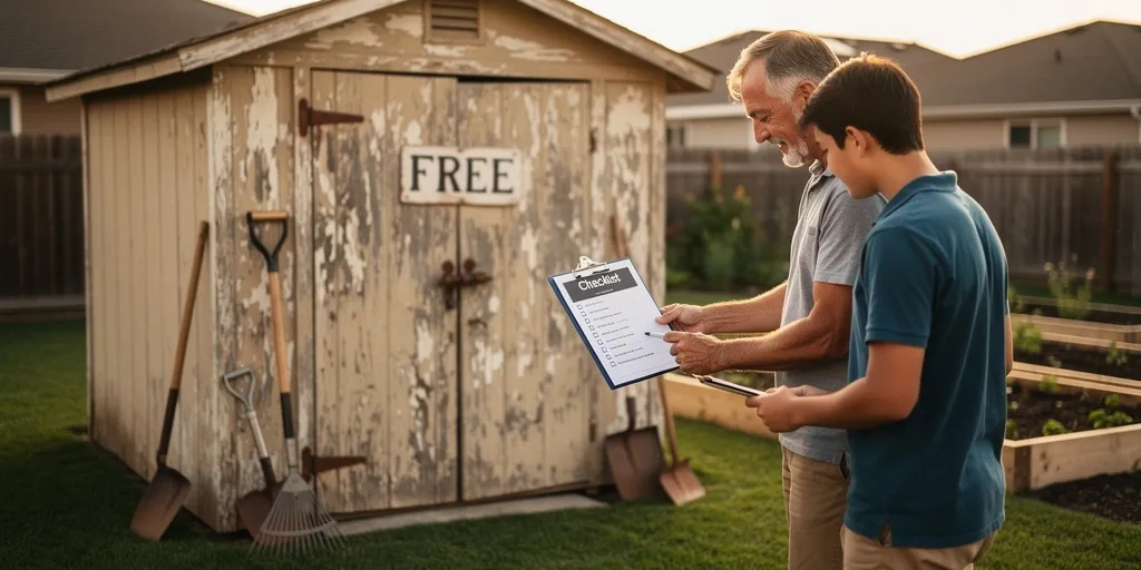 abri de jardin à donner gratuit