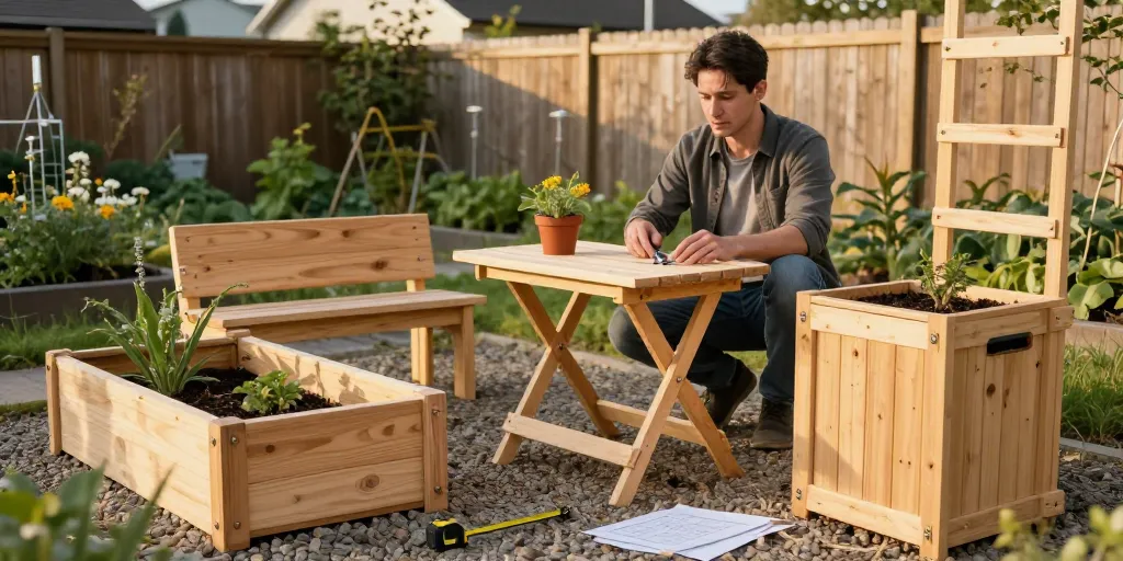 5 projets en bois faciles pour améliorer son jardin soi-même