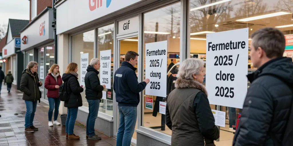 magasins gifi fermeture
