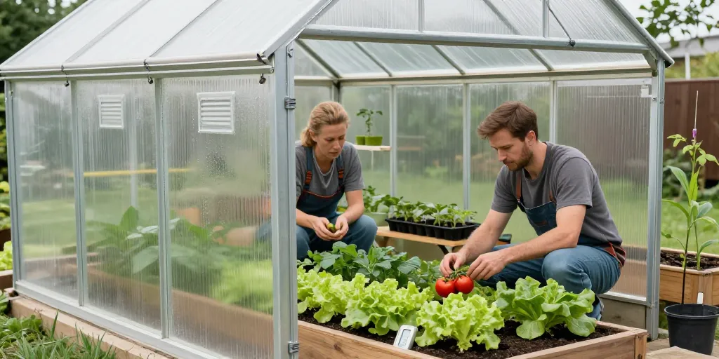Serre de jardin en polycarbonate : pourquoi c'est l'abri idéal pour vos cultures ?