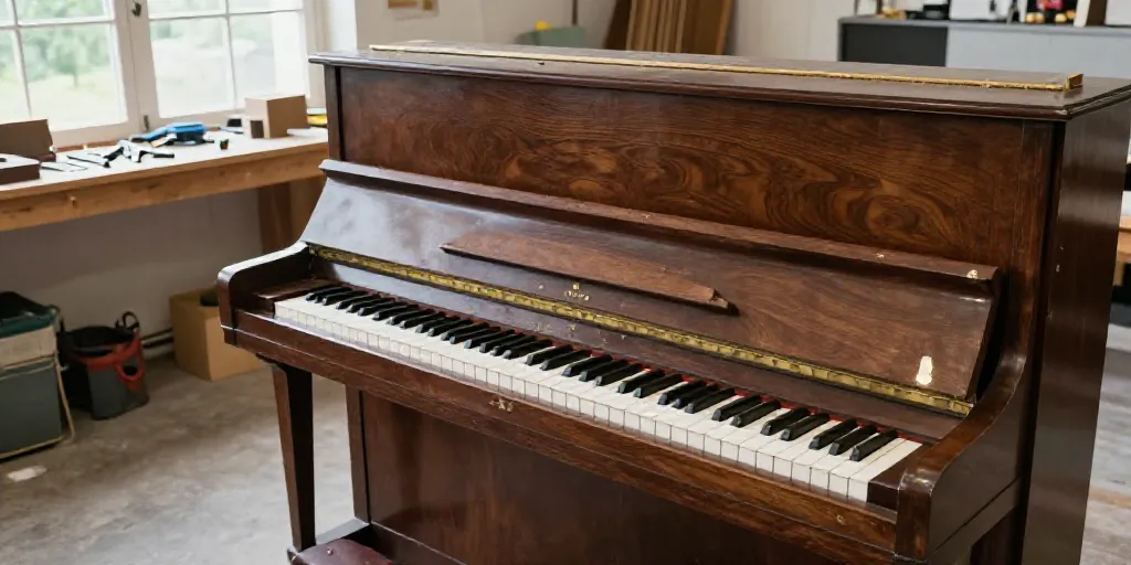 démontage piano à queue